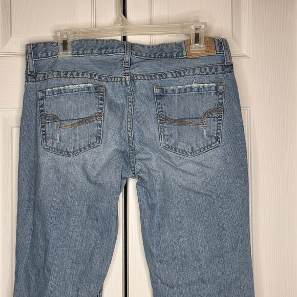 American Eagle Hipster Fit Skinny Flare Leg Jeans Sz 6 - Picture 6 of 10